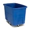 Toter 12 Cubic Feet 400 lbs. Capacity Heavy Duty Manual Cube Truck - Blue MMC12 - alternate 3